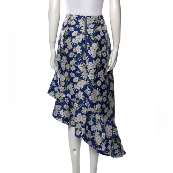 Alice + Olivier floral print midi length skirt - Picture 2 of 3
